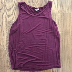 Essentials by Full Tilt Maroon Tank Top